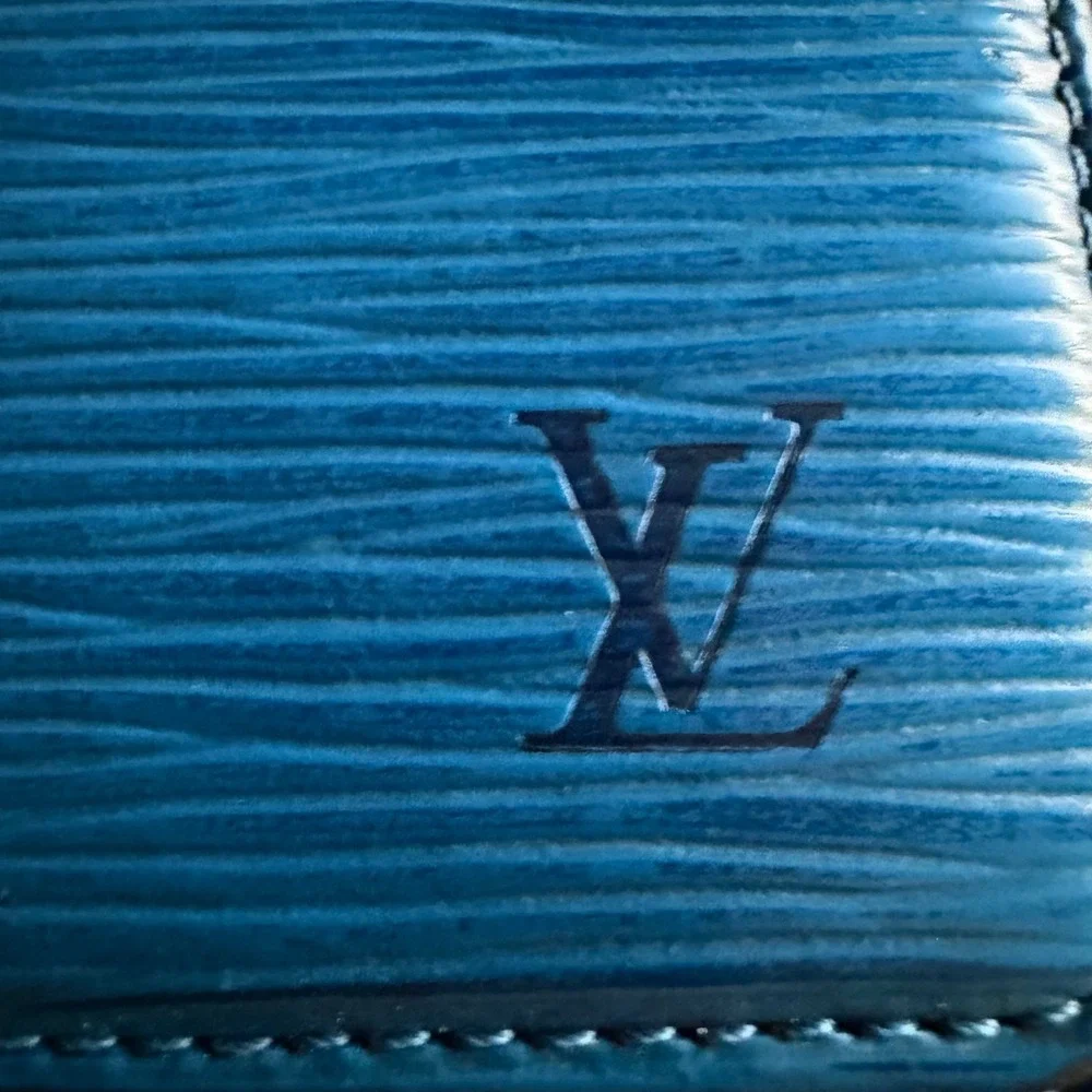 Louis Vuitton Authentic Vintage Blue Epi Leather Long Wallet Classic Luxury OS